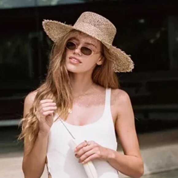 Lack Of Color Accessories - Lack of Color Sunny Dip Fray Boater